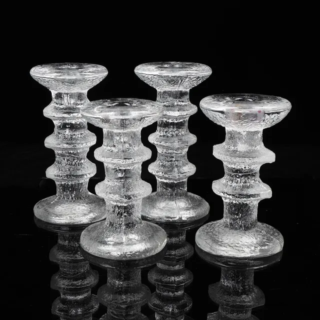 TIMO SARPANEVA. Ljusstakar, 2 par, "Festivo", Iittala.