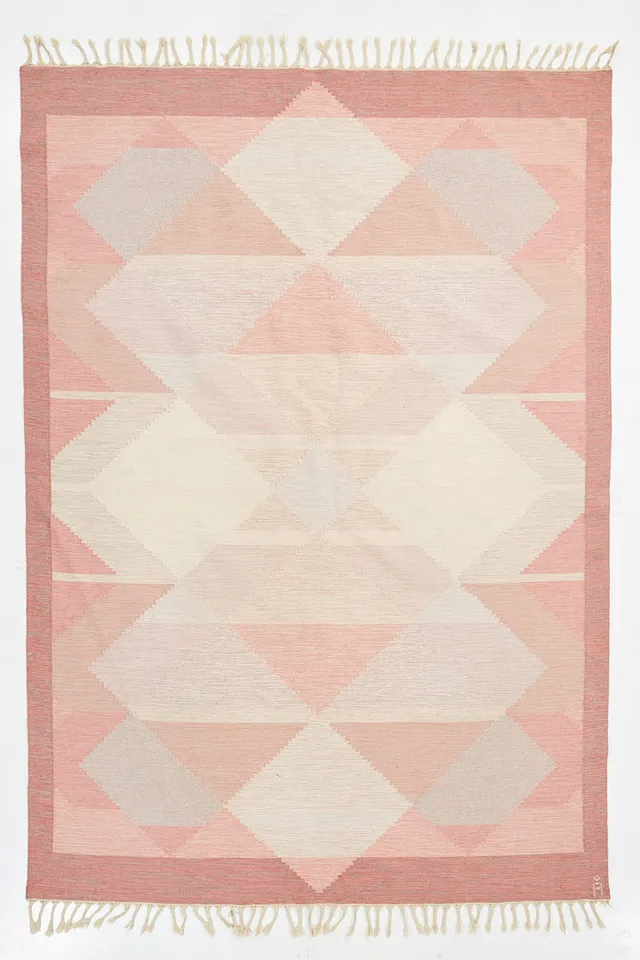 ANNA JOHANNA ÅNGSTRÖM. Matta, rölakan, signerad Å, ca 278x196 cm.