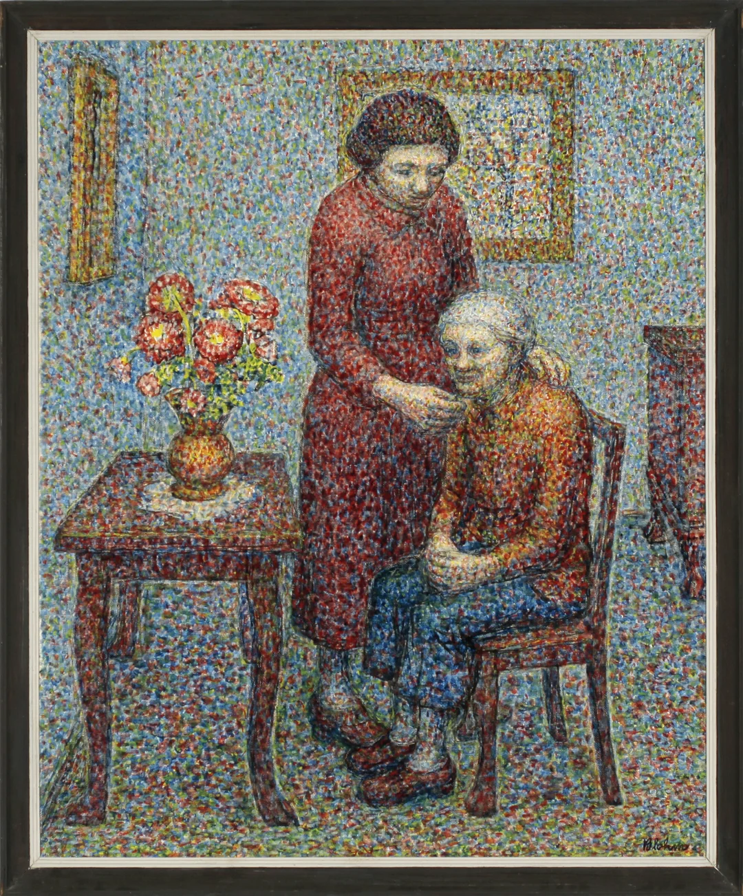 Blohm, Roy — "To kvinner" — Kunst/Maleri — Blomqvist