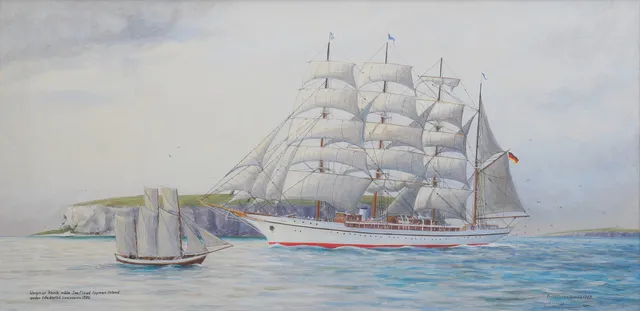 ERIK OLSSON. "UNGMOR KOVIK MÖTTE SEA CLOUD CAYMAN ISLANDS UNDER LILLA KARLSÖ SOMMAREN 1980".