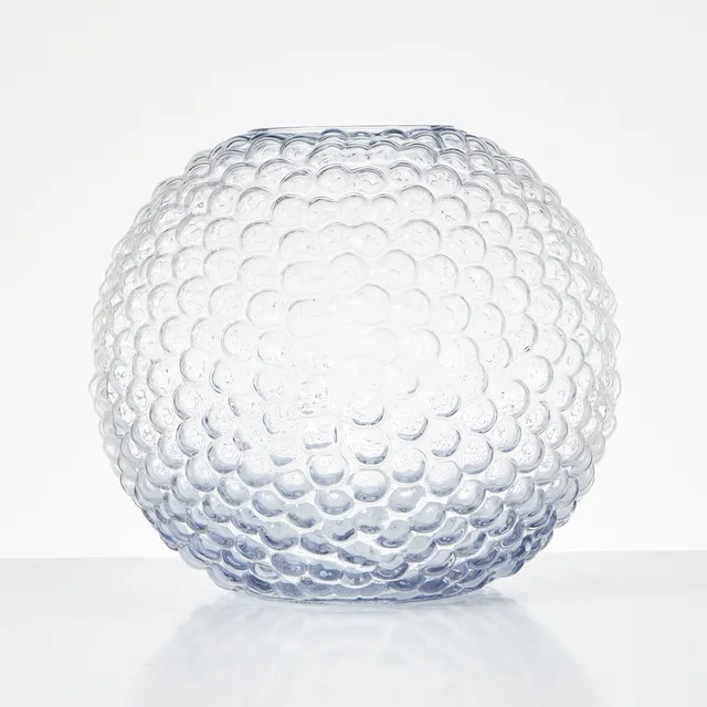 CARINA SETH ANDERSSON. "Dagg", vas, blått glas, för Firma Svenskt Tenn.