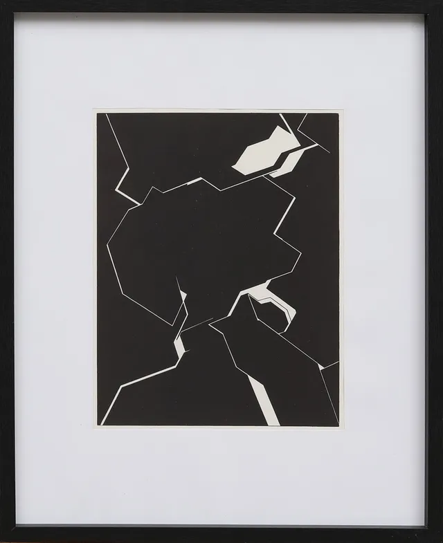 PABLO PALAZUELO. Efter. Litografi, ur Derrière le Miroir nr 195 1971.