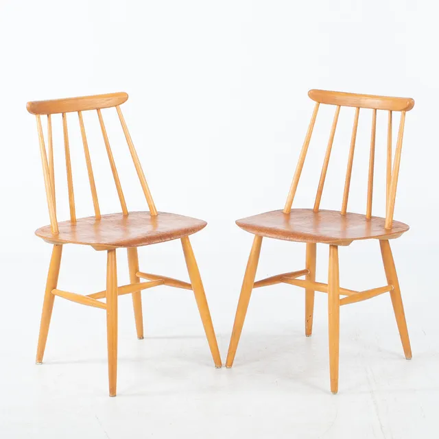ILMARI TAPIOVAARA. Stolar, 2 st, "Fanett", Edsbyverken, 1950-60-tal.
