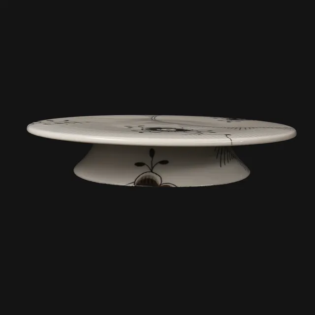 BLACK FLUTED MEGA TÅRTFAT, ROYAL COPENHAGEN DANMARK, NYSKICK.