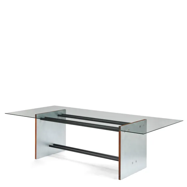 Per Söderberg, bord, "PS Bespoke Rectangular Glass Table", No Early Birds, Stockholm, 2020.