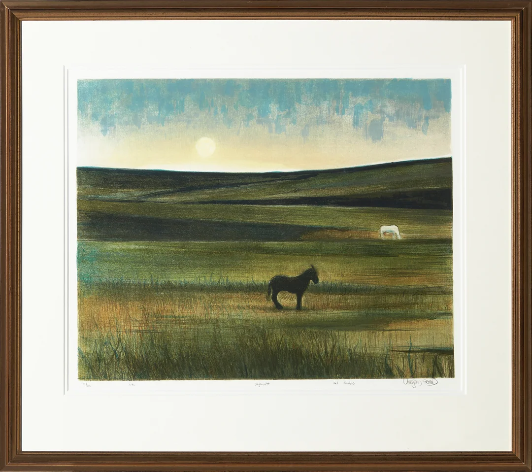 Sand, Vebjørn — "Saganatt" — Kunst/Grafikk — Blomqvist