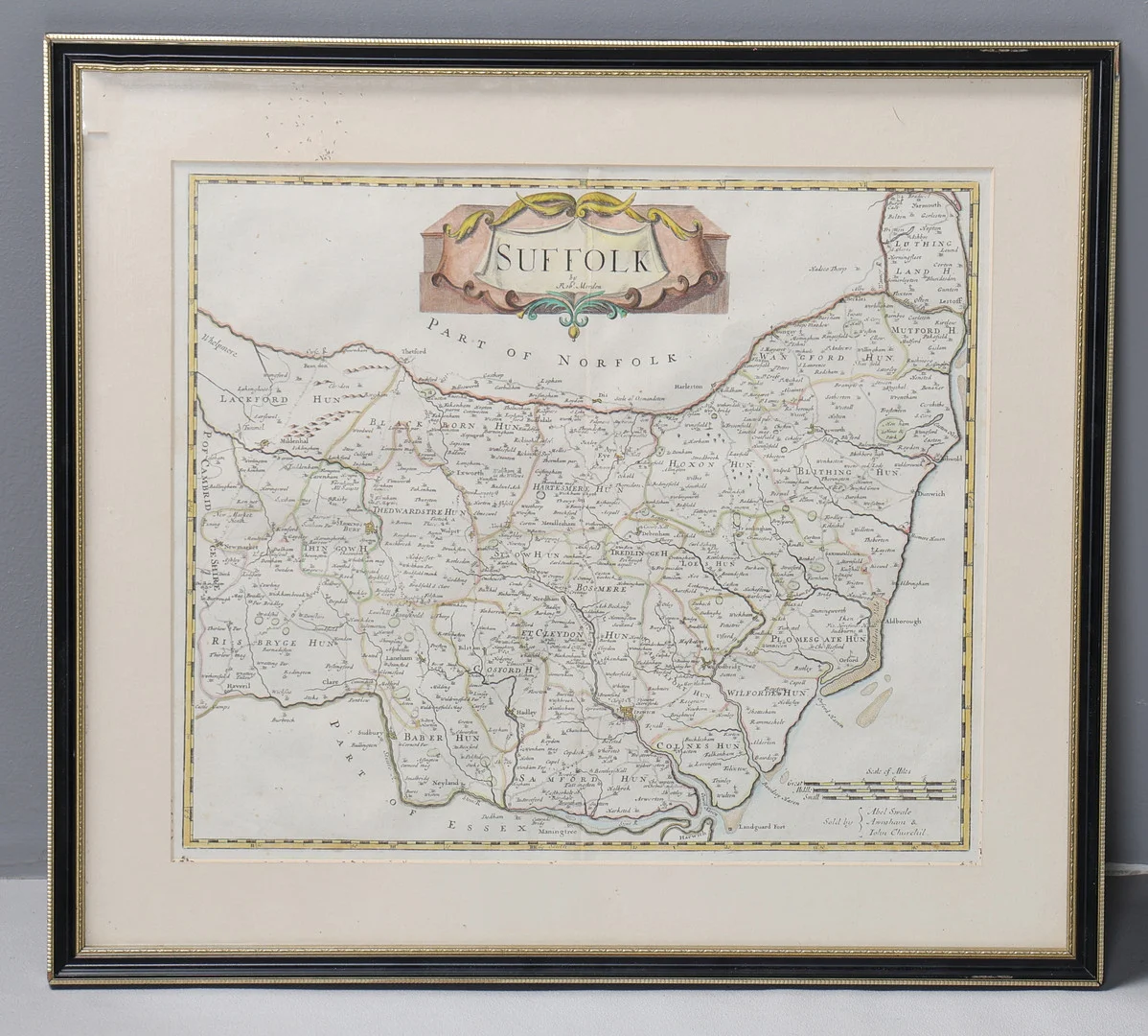 ROBERT MORDEN (C.1650-1703) "SUFFOLK". — Maps — Bishop & Miller