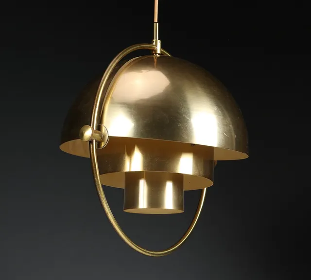 Louis Weisdorff. Multi-lite pendel af messing