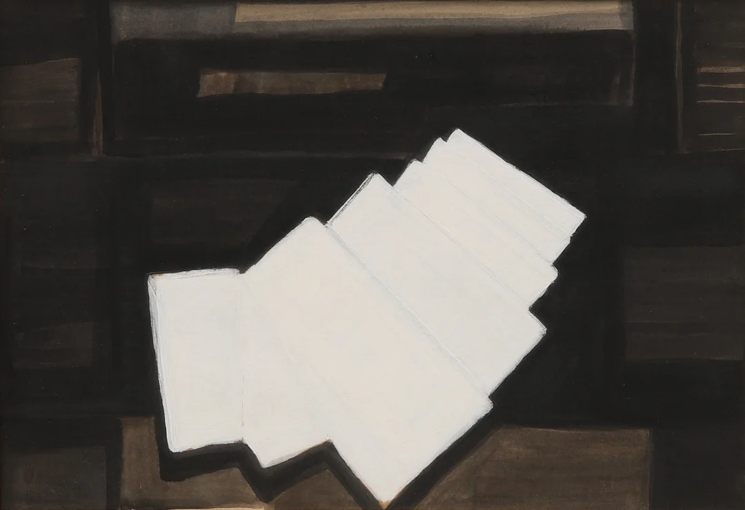 MAX GREGOR CARLSSON. Blandteknik, signerad och daterad 66-67. — Paintings — Crafoord Auktioner Malmö