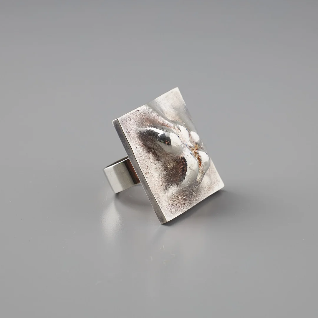 BJÖRN WECKSTRÖM. RING, Plasmak, silver, Lapponia 1969. — Rings — Stockholms Auktionsverk Helsinki