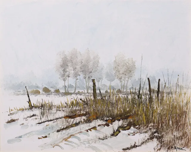 EKE BJERÉN. olja på duk, "27 november".