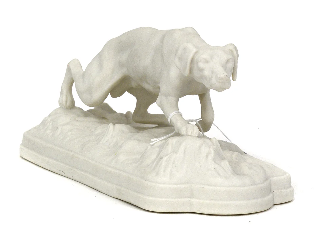 Figurin, Parian, Gustavsberg, längd 28cm — Konst/Övrigt — Kaplans