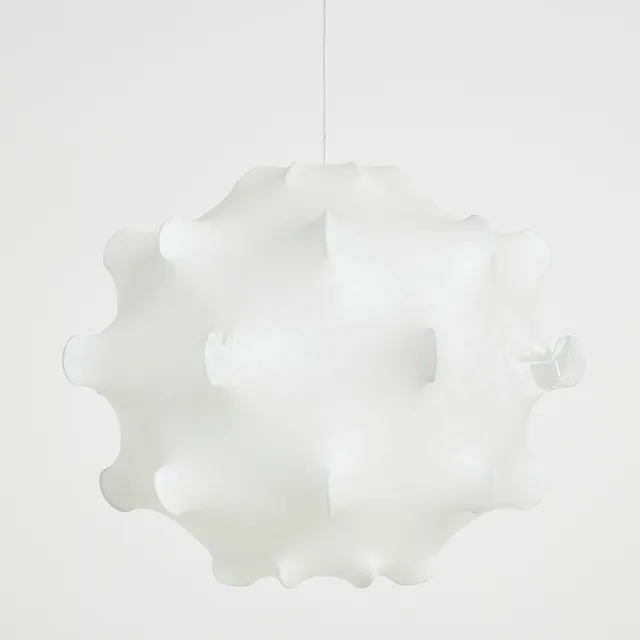 PIER GIACOMO CASTIGLIONI & ACHILLE CASTIGLIONI, Taklampa, "Taraxacum", stål och resin, Flos, samtida.
