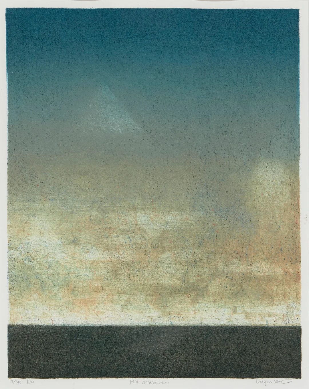 Sand, Vebjørn — "Mot Arnesteinen" — Kunst/Grafikk — Blomqvist