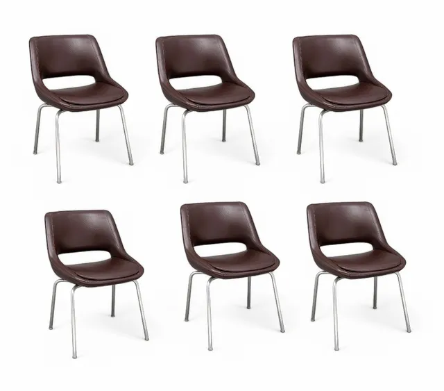 OLLI MANNERMAA. Set of six “Mini Kilta” chairs.
