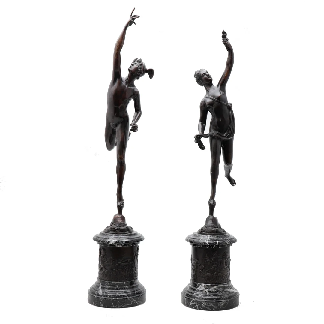 AFTER GIAMBOLOGNA. Mercury and Fortune. — Sculptures & Bronzes — Balclis