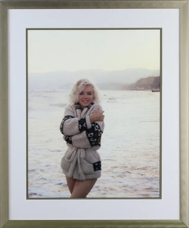 GEORGE BARRIS. Giclee, numrerad 147/200, Marilyn Monroe, daterad 5-16-2006.