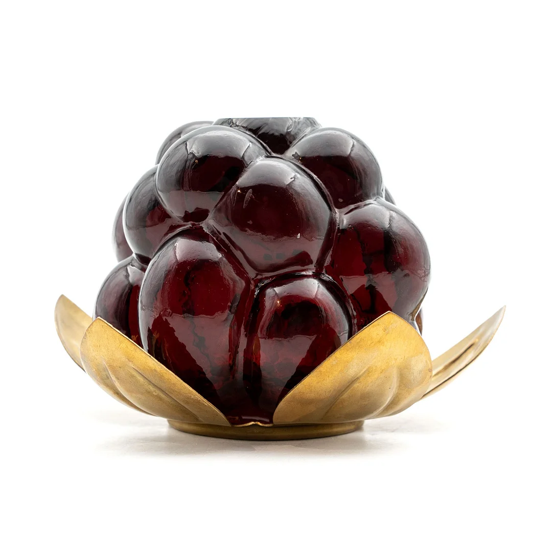 GUNNAR MUSKOS. Ljuslykta, "Åkerbäret", Trollheden Design. — Miscellaneous — Norrlands Auktionsverk