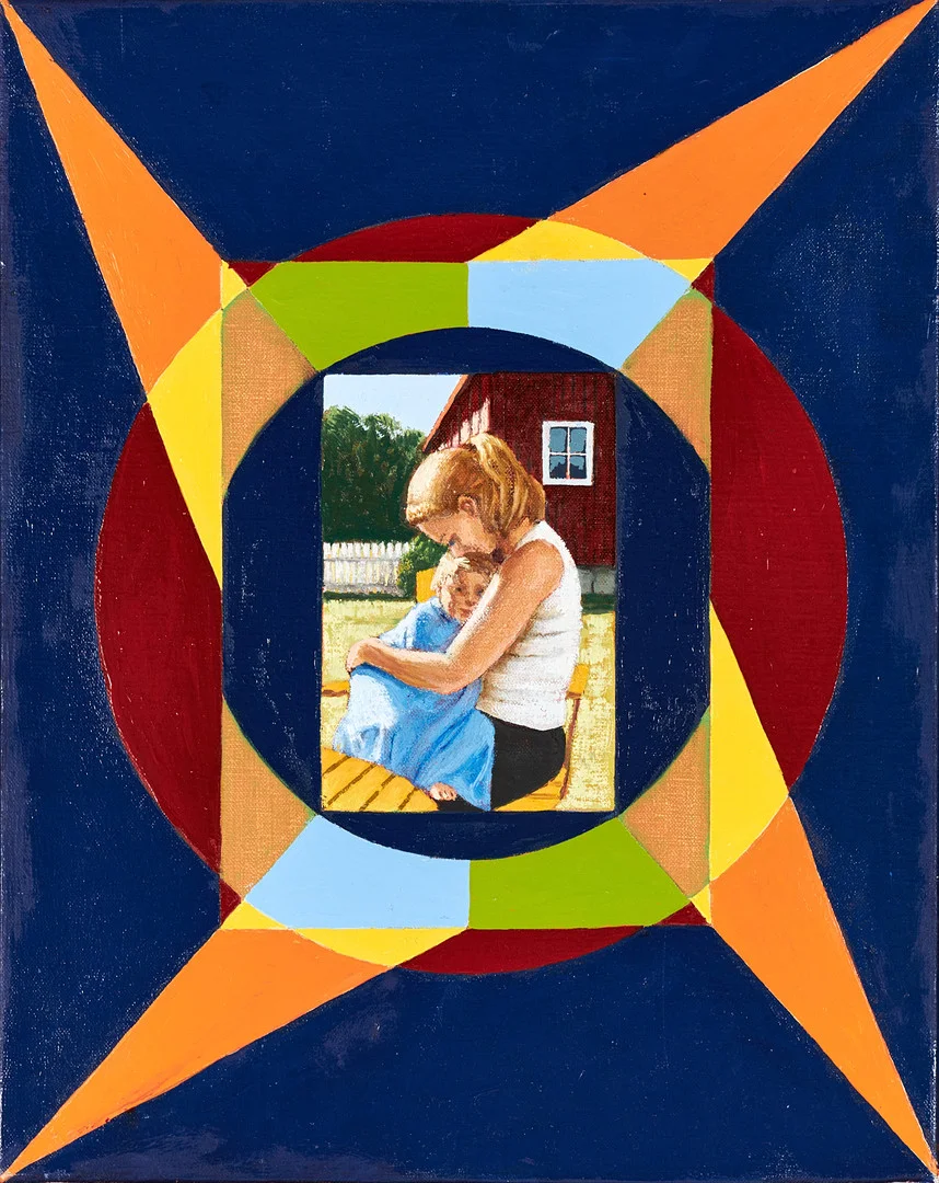 LARS ANDERSSON (född 1957): "Engighet", signerad a tergo L.A, olja på duk. — Paintings — Crafoord Auktioner Stockholm