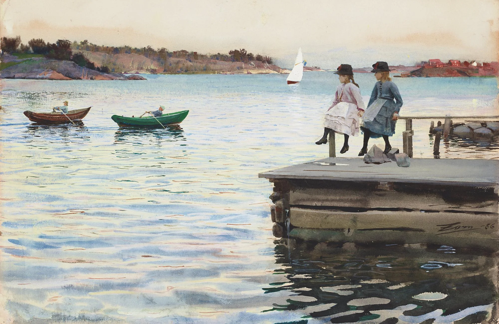 Anders Zorn, "Kapprodd". — Bukowskis