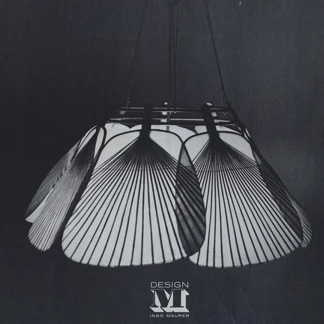 INGO MAURER. LOFTLAMPE, Model: SHICHI, Design M, München, Tyskland, Original Papkasse, Ubrugt.