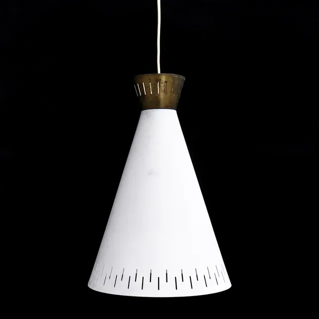 TAKLAMPA. metall, 1950-tal.