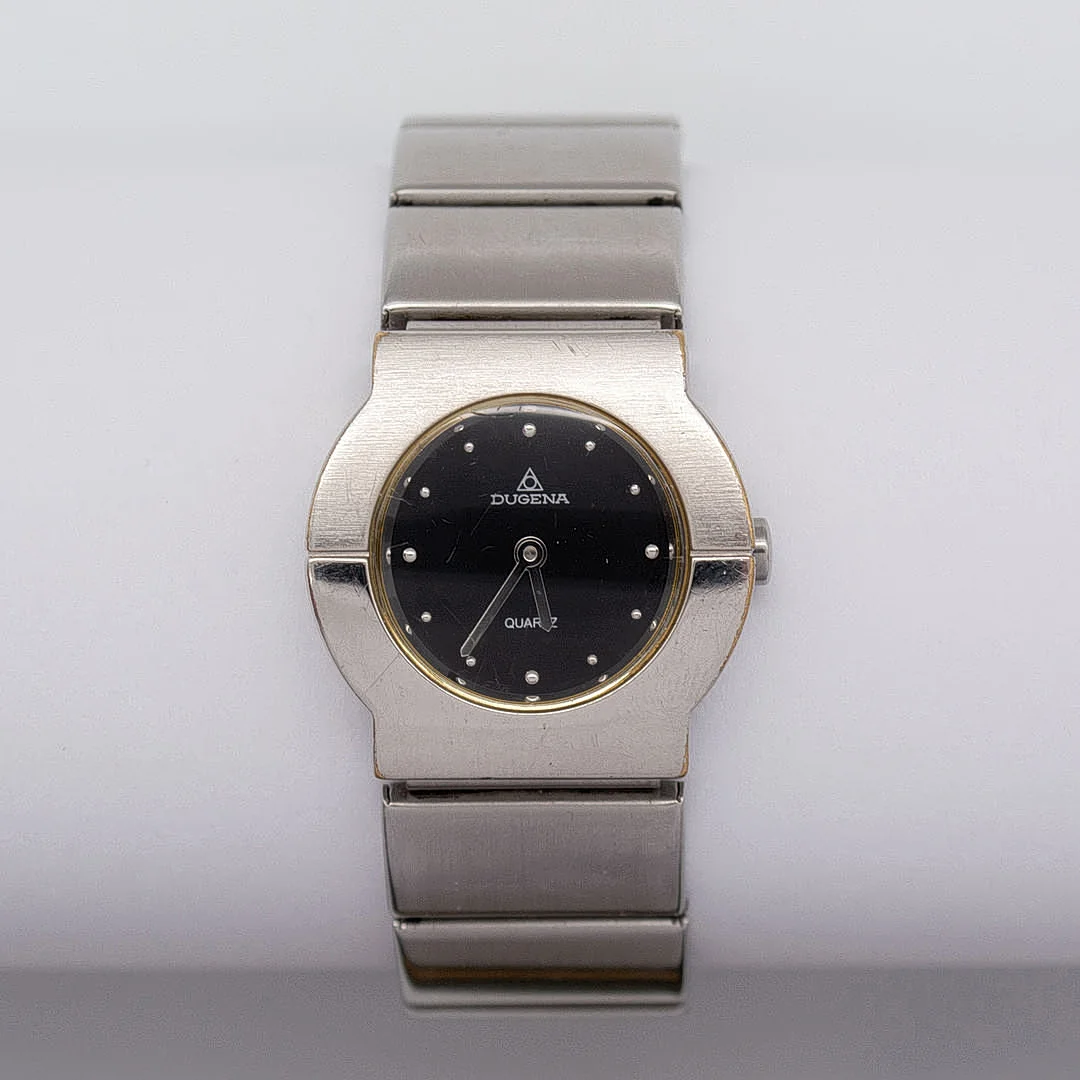 DAMENARMBANDUHR, DUGENA, QUARZ, LIMITED EDITION, WATERRESISTANT, DURCHMESSER CA. 50 MM. — Wristwatches — Kunst- und Auktionshaus Kleinhenz