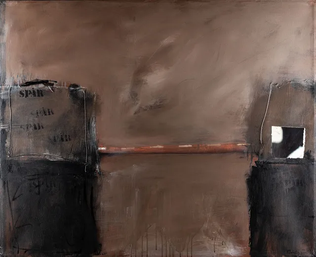 DAN NYGÅRDS. Olja på duk, Spår”, 2000-tal.