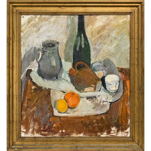 LEO REIS (1926-2001). Stilleben, olja på duk, signerad.