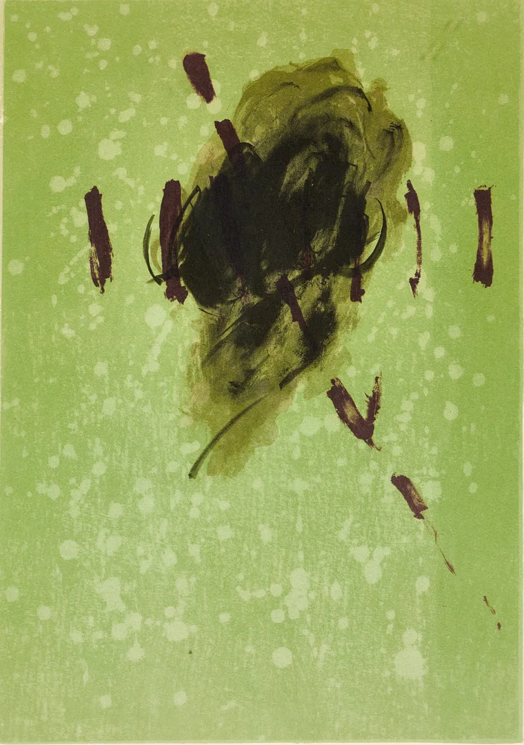 ANTONI TÀPIES. "Fregoli" (1969), signerad och numrerad 31/100, färglitografi. — Engravings & Prints — Crafoord Auktioner Stockholm
