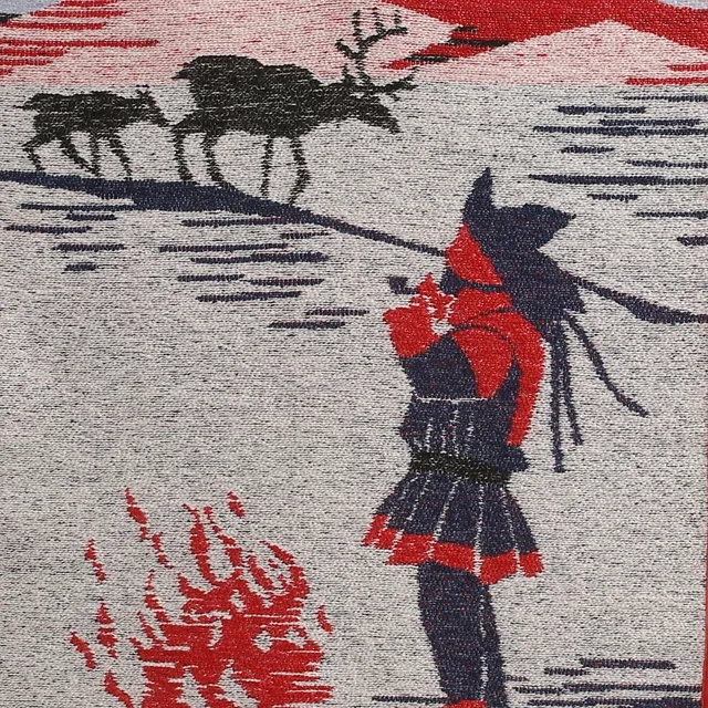 VÄGGBONAD, textil Willa Wa, Kaskisen Kutomo Ky, Finland.