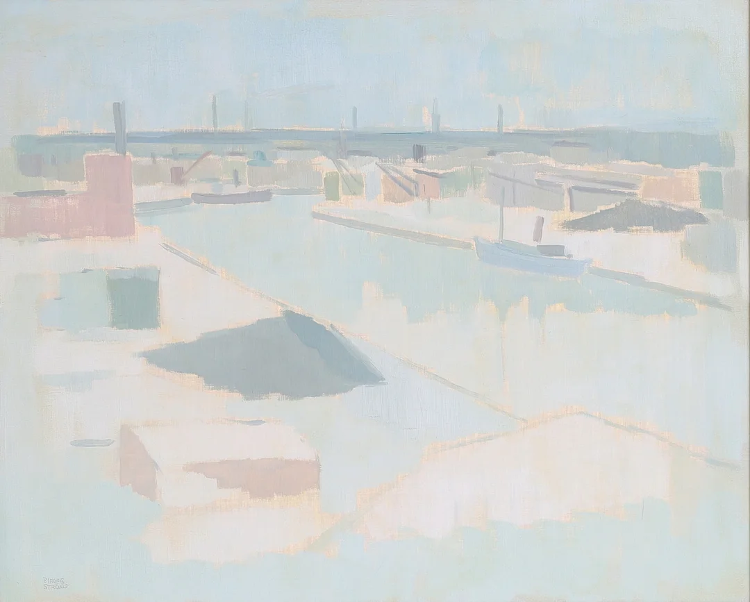 BIRGER STRÅÅT. Olja på duk, signerad. — Paintings — RA Auktionsverket Norrköping