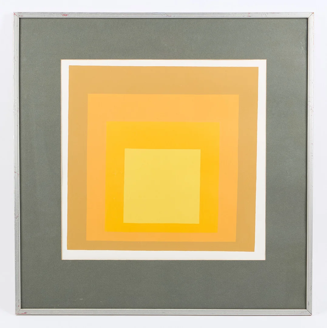 JOSEF ALBERS (1888-1976). "Homage to the square", serigrafi. — Engravings & Prints — Stockholms Auktionsverk Helsinki