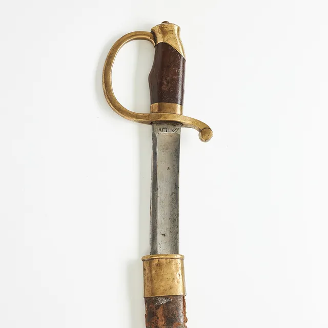 SABEL, osmansk, Imperial Arsenal, omkring 1900, med balja.