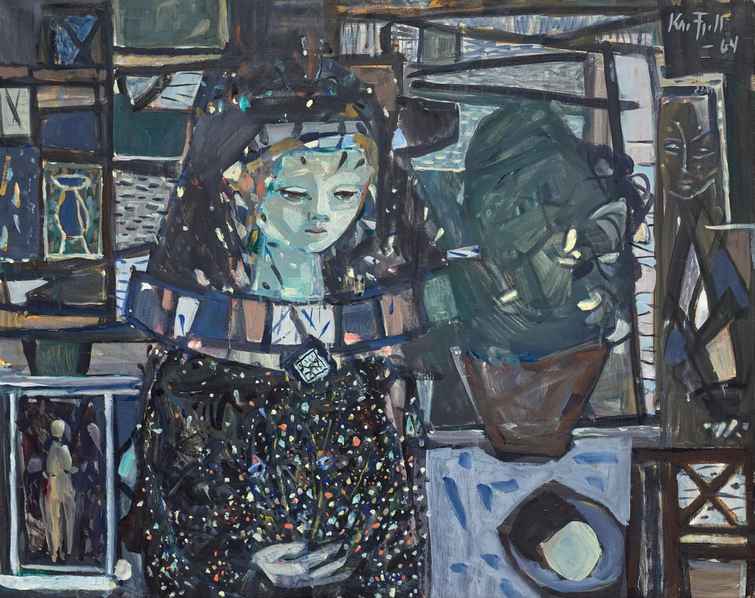 Fjell, Kai — Ung kvinne, 1964 — Kunst/Maleri — Blomqvist