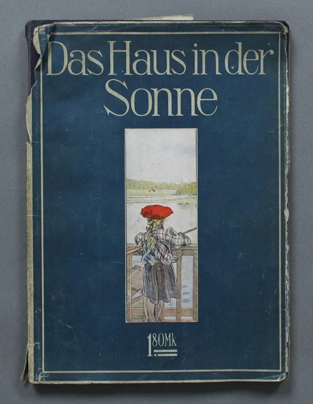 CARL LARSSON. Buch „Das Haus in der Sonne“, aus „Die Blauen Bücher“, 1909, Deutschland.