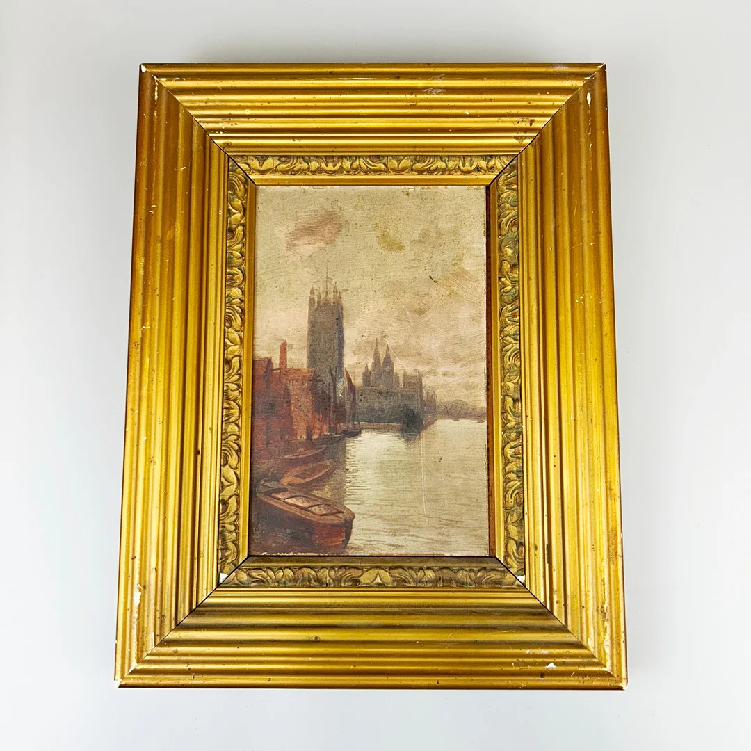GEORGE HYDE POWNELL OIL OF LONDON. — Paintings — Chalkwell Auctions