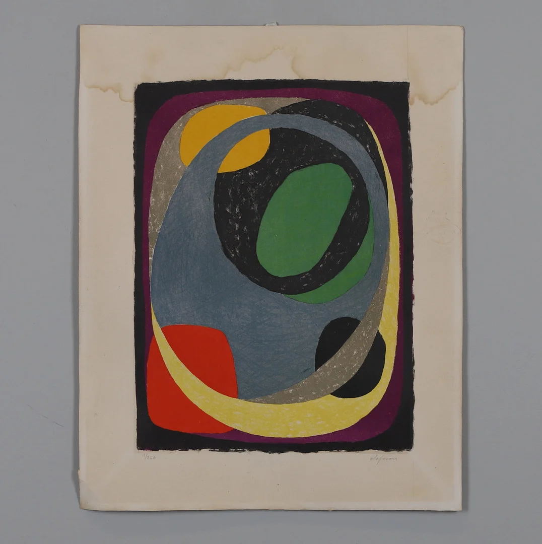 PIERRE OLOFSSON. färglitografi, signerad och numrerad 11/260. — Engravings & Prints — Gomér & Andersson Nyköping