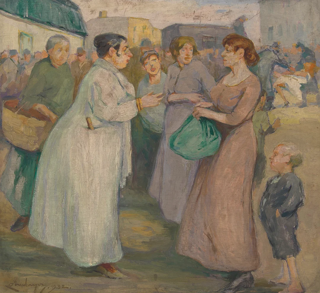 Dørnberger, Karl — "Skandalen" 1932 — Kunst/Maleri — Blomqvist