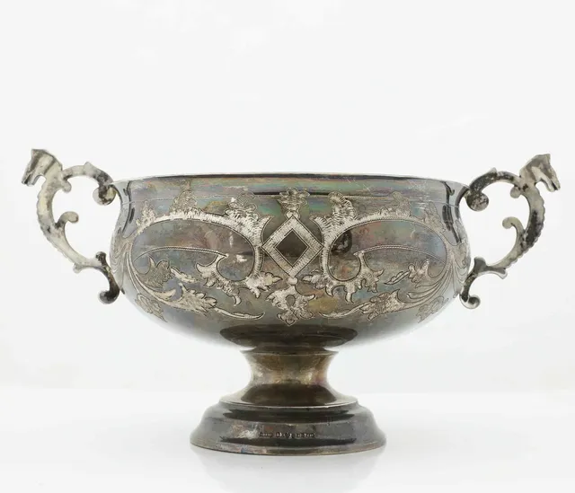 BROR CARLSSON. brännvinsskål, sterlingsilver, Hudiksvall, 1979, monogramsignerad.