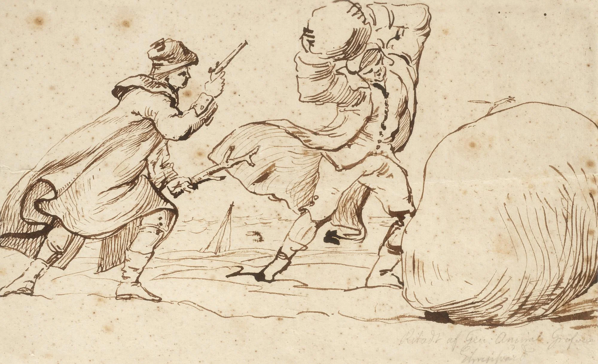 Carl August Ehrensvärd, Råttjakten. — Bukowskis