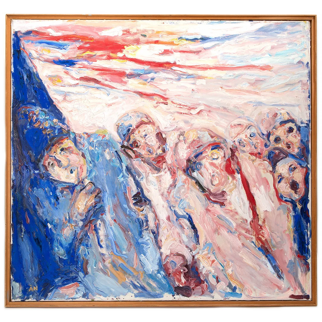 ÅKE NILSSON. Olja på duk, signerad. — Paintings — Stockholms Auktionsverk Göteborg