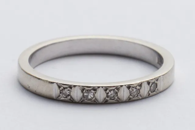 Alliancering af 14 kt hvidguld