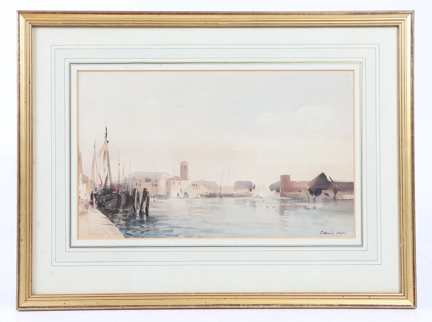 JOHN BARRIE HASTE (1931 -2011), CHIOGGIA NEAR VENICE. — Paintings — Bishop & Miller