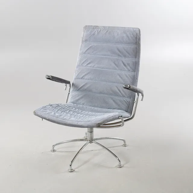 JENS AMUNDSEN. Fåtölj, "SAS Chair Series", Lufthavnsstole, för Fritz Hansen, 1970-tal.