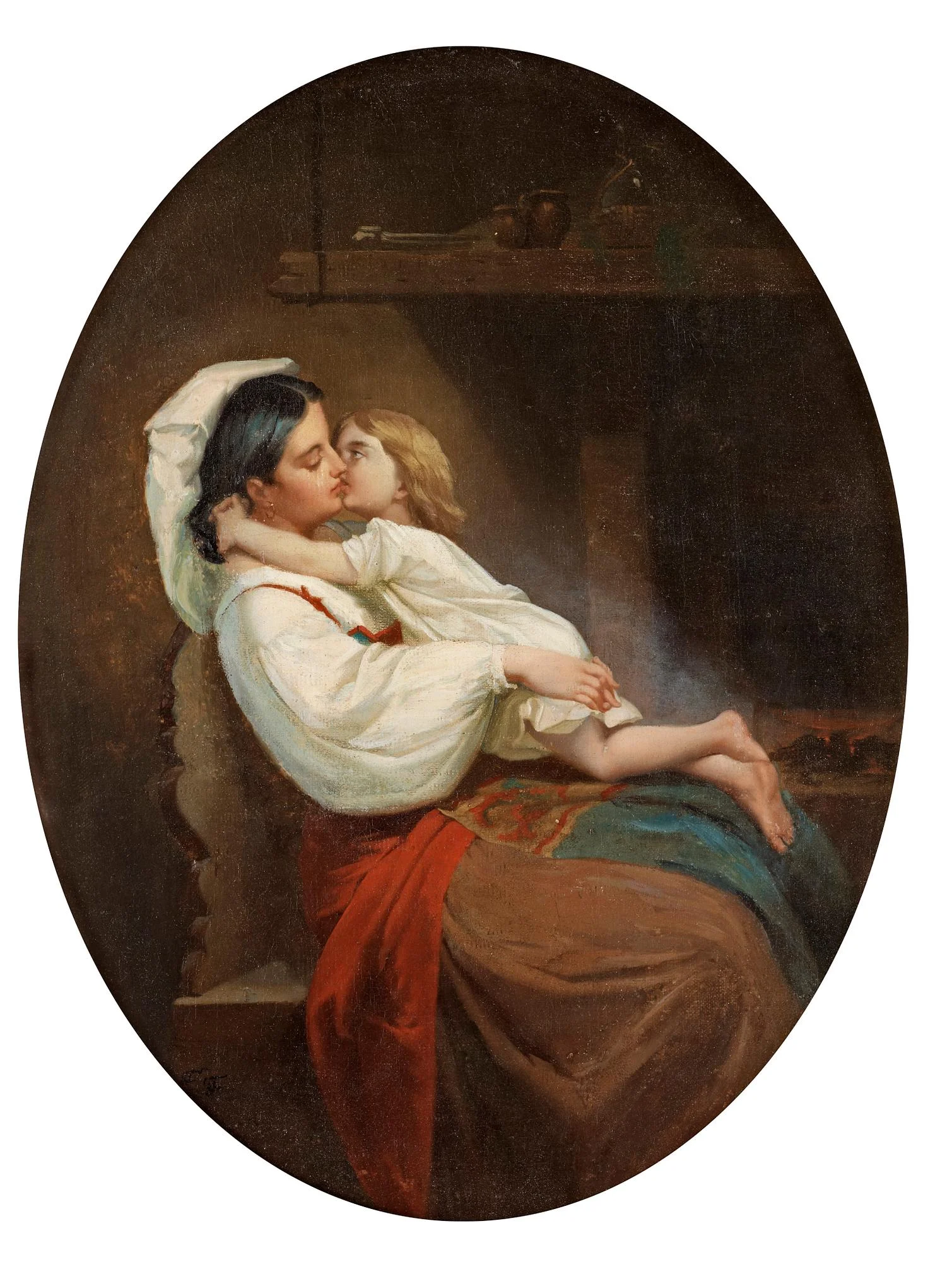 Ferdinand Fagerlin, Mor och barn. — Bukowskis