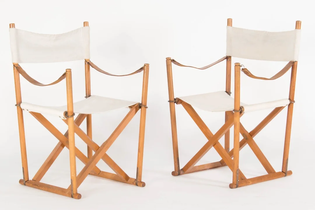 Mogens Koch for Interna. Pair of folding chairs / instructor chairs (2) — Furniture/Chairs — Lauritz