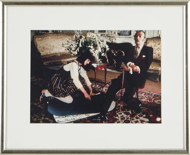 EWA RUDLING. "Salvador Dali", c-print, signerad.