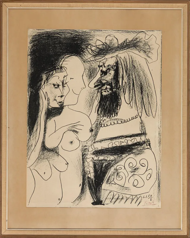 Picasso, Pablo — " Le Vieux Roi" 1959