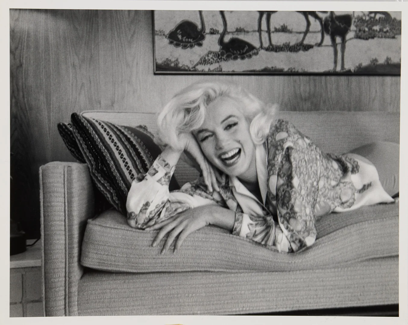 GEORGE BARRIS. Marilyn Monroe, fotografi, 130/200, certifikat One West Publishing. — Photography — Stockholms Auktionsverk Magasin 5